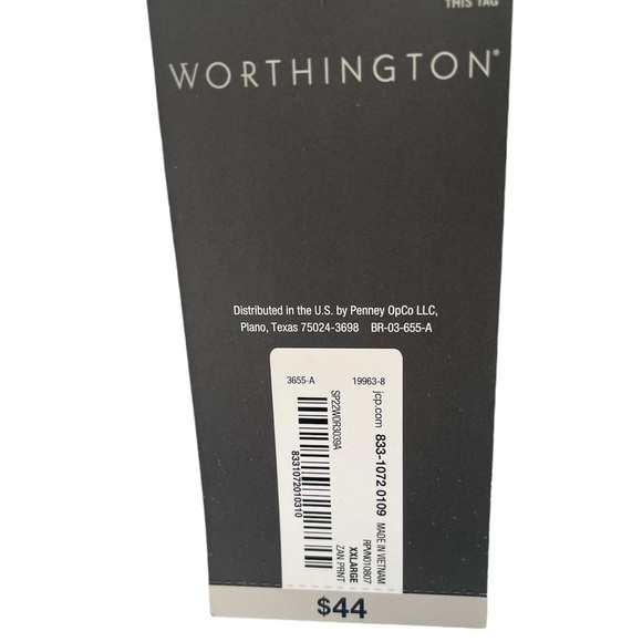 Worthington sheer button down blouse. - Picture 5 of 5